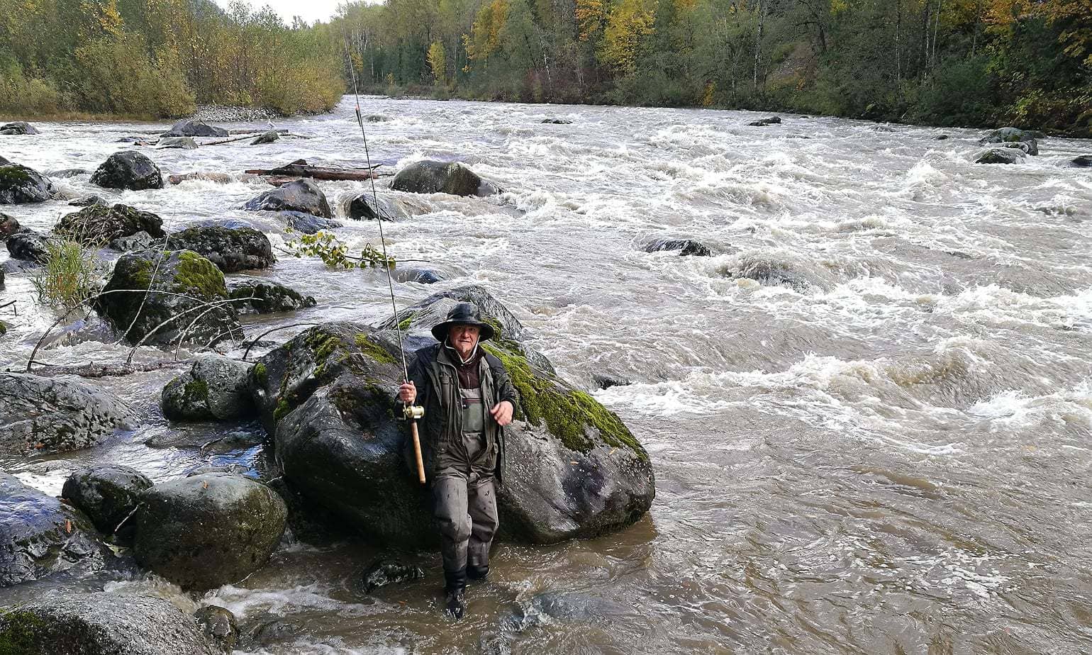 %Fiskerejser efter Laks, ørred og stør% Fiskerejse - Chilliwack - Jesper ved Tamihie
